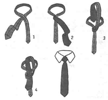 4 способа оформления галстука классическим узлом