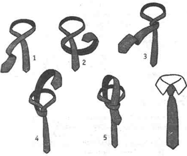 Схемы завязывания галстуков