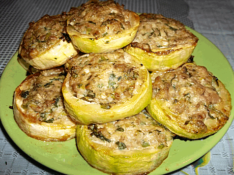 Жаренные фаршированные кабачки на сковороде рецепт с фото пошагово